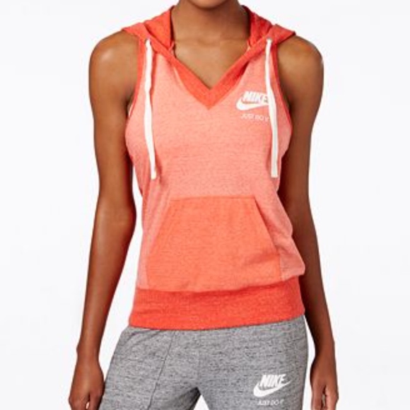 nike hoodie tank top